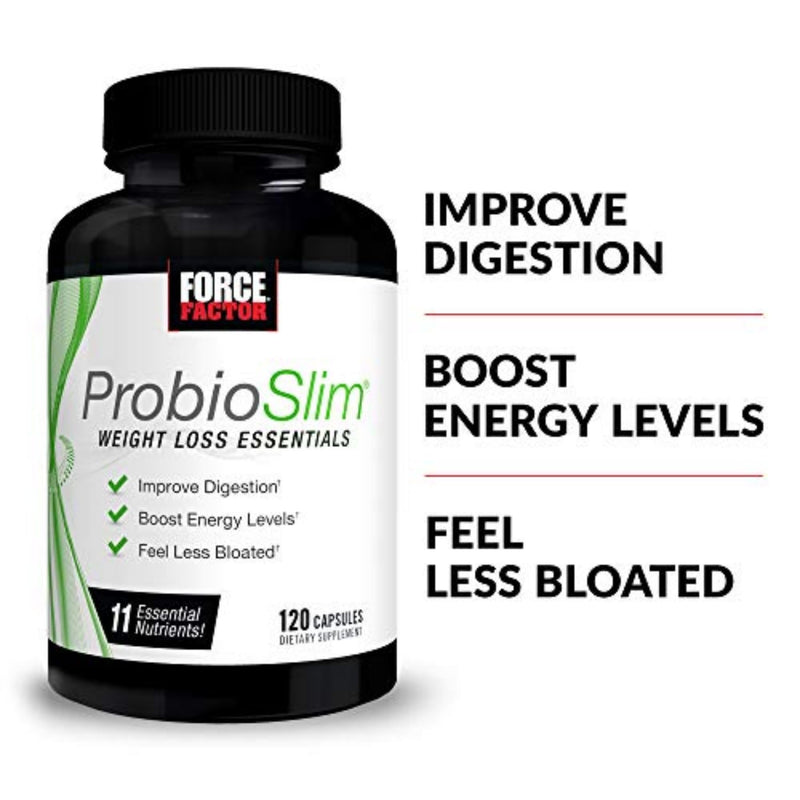 Force Factor ProbioSlim Weight Loss Essentials, Weight Loss Pills for Women 120 Count (Pack of 1)