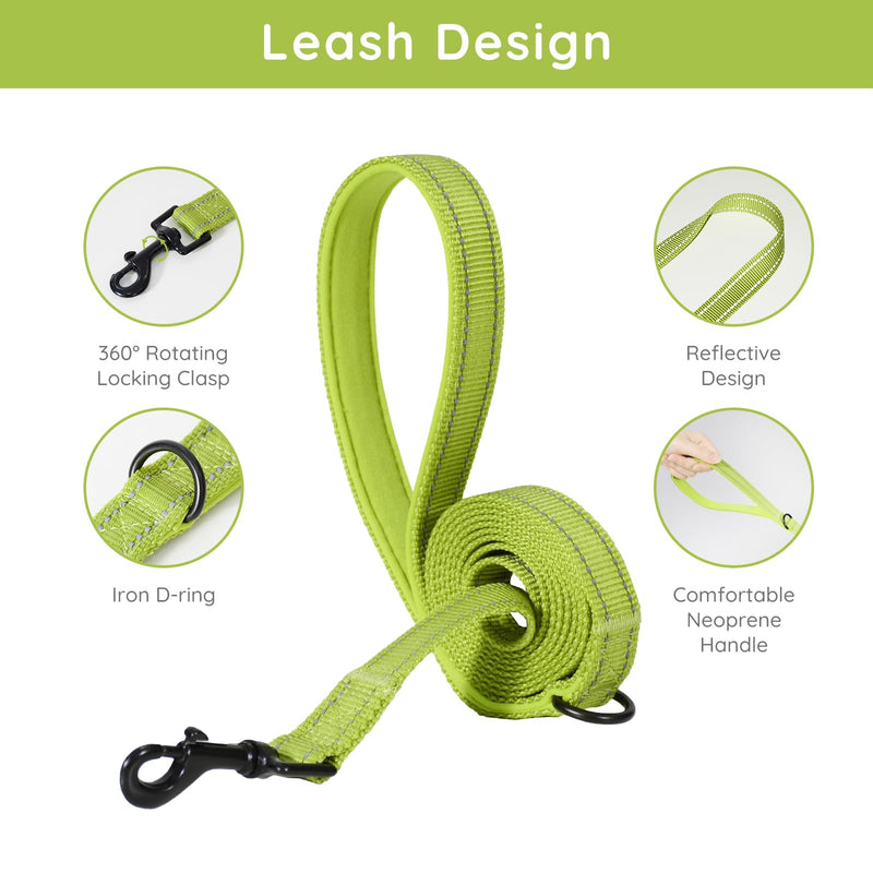 BELLA & PAL Puppy Harness with Leash Set, Dog Harness for Small Dogs No Pull, Dog Leash for Small Dogs, Step in Harness for Extra Small Dogs, Avocado Green Harness, S - BeesActive Australia