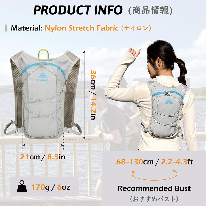 TRIWONDER Hydration Backpack Lightweight Water Pack for Men Women Hydration Pack for Cycling, Running, Hiking and Biking 01 Black - with 1.5L Water Bladder - BeesActive Australia