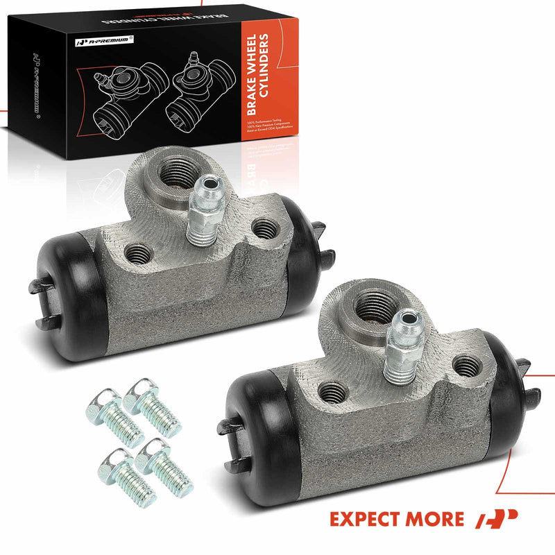 A-Premium Rear Driver and Passenger Drum Brake Wheel Cylinder Compatible with Select Jeep, Dodge and Chrysler Models - Compass 2008-2018, Patriot 2008-2017, Avenger, Caliber, Sebring, 2-PC Set Rear 2-PC