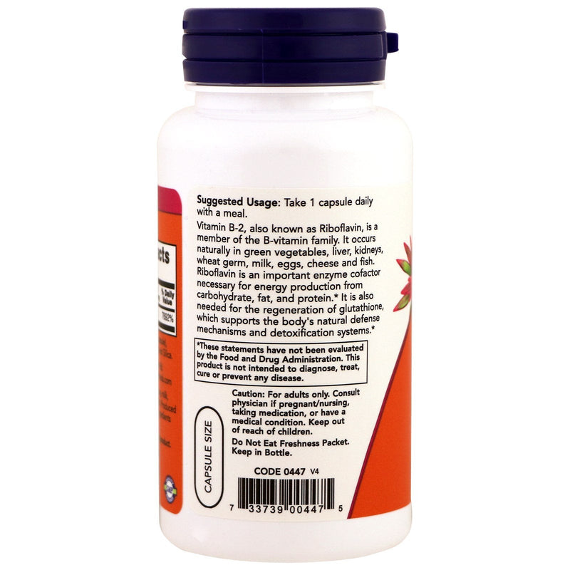 NOW Foods 2 Pack B-2, 100 mg, 100 Capsules