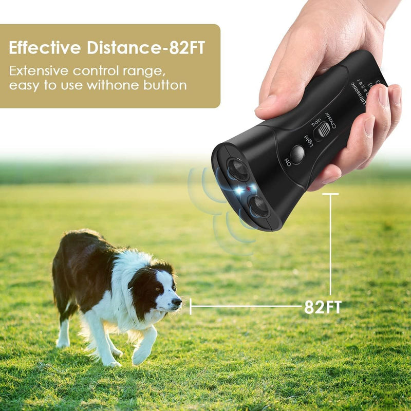 Green Turks Barx Buddy Dog Barking Deterrent Devices, Handheld Pet Gentle Trainer Device, Bark Control Indoor Outdoor Training Tool Grey - BeesActive Australia