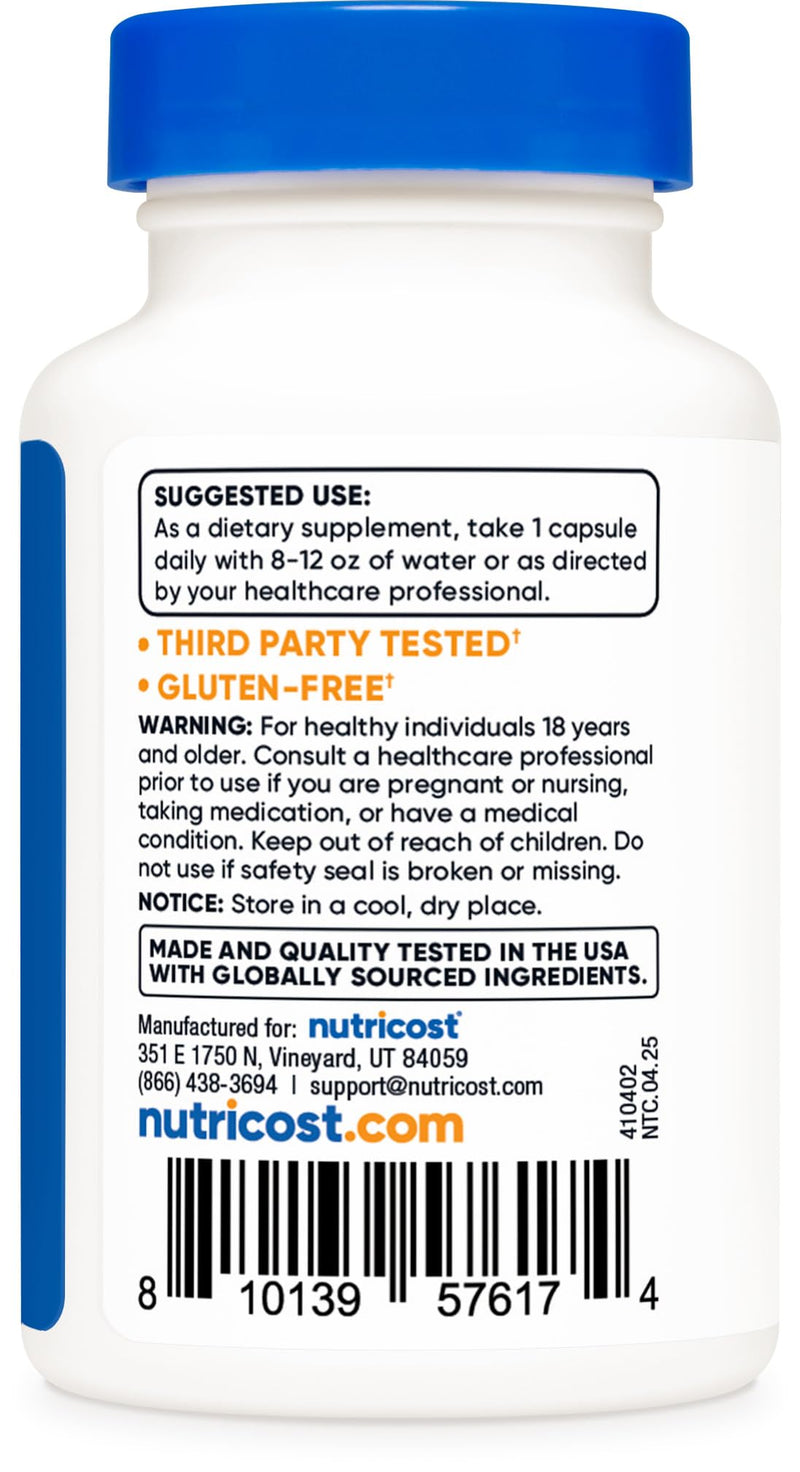 Nutricost Black Garlic (2,000 mg Equivalent) 60 Capsules - Aged Black Garlic Extract - BeesActive Australia