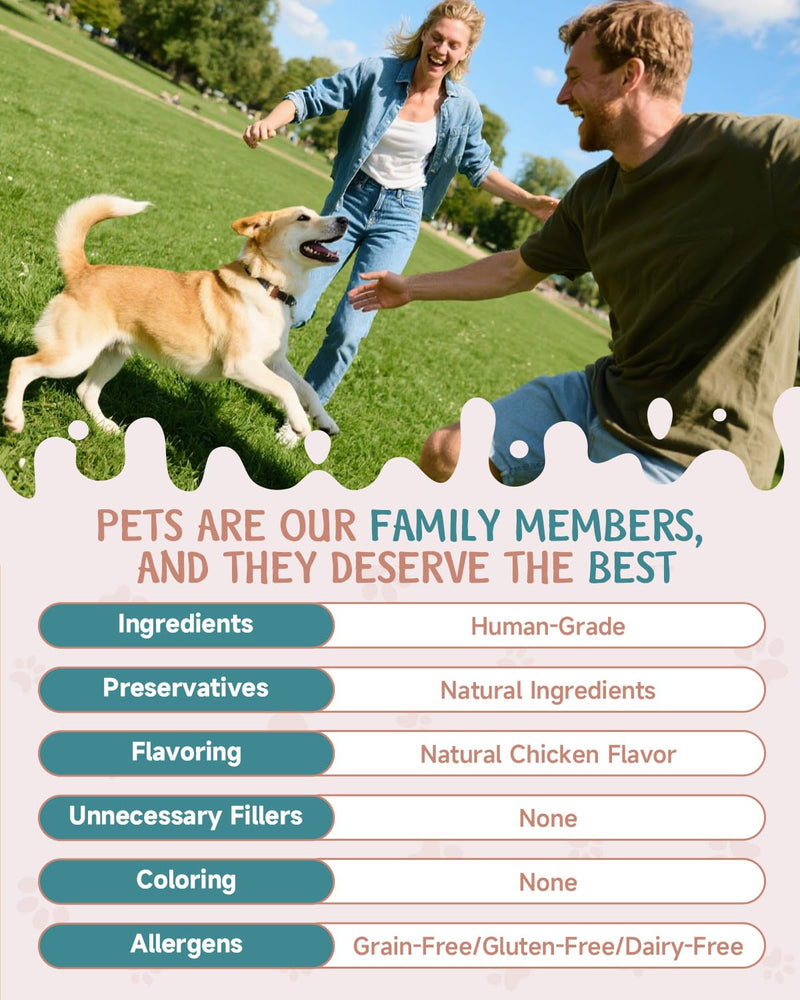 Joint & Calcium Tablets for Dogs - Calcium Supplement for Dogs - Mobility, Bones, Immune Support - with Minerals, Glucosamine, Chondroitin, Calcium, Vitamins - 200 Chewable Tablets