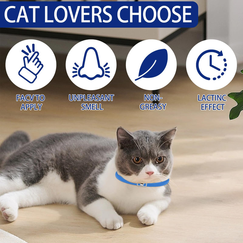 Wisebom Calming Collar for Cats 3Pcs, Natural Lavender Calming Collar Safe Waterproof Pheromones Cat Collars Adjustable Calming Collar Calming Cat Collar - BeesActive Australia