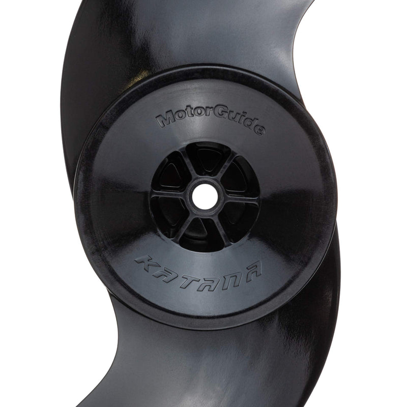 MotorGuide 8M4004173 Katana Two-Blade Propeller — 10.25-Inch Diameter, 3.5-Inch Hub — Includes Prop Pin, Nut and Washer