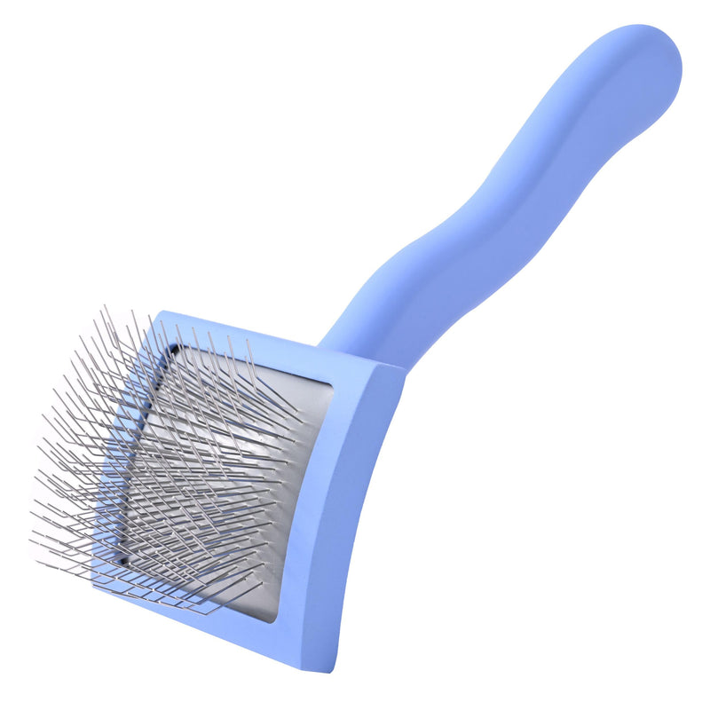 We Love Doodles Small Curved Slicker Brush and 4-in-1 Dog Shampoo (Lavender) Bundle - Goldendoodle Brush for Dematting & Shedding - Shampoo for Goldendoodles, Poodles & Doodles - Made In USA - PawsPlanet Australia