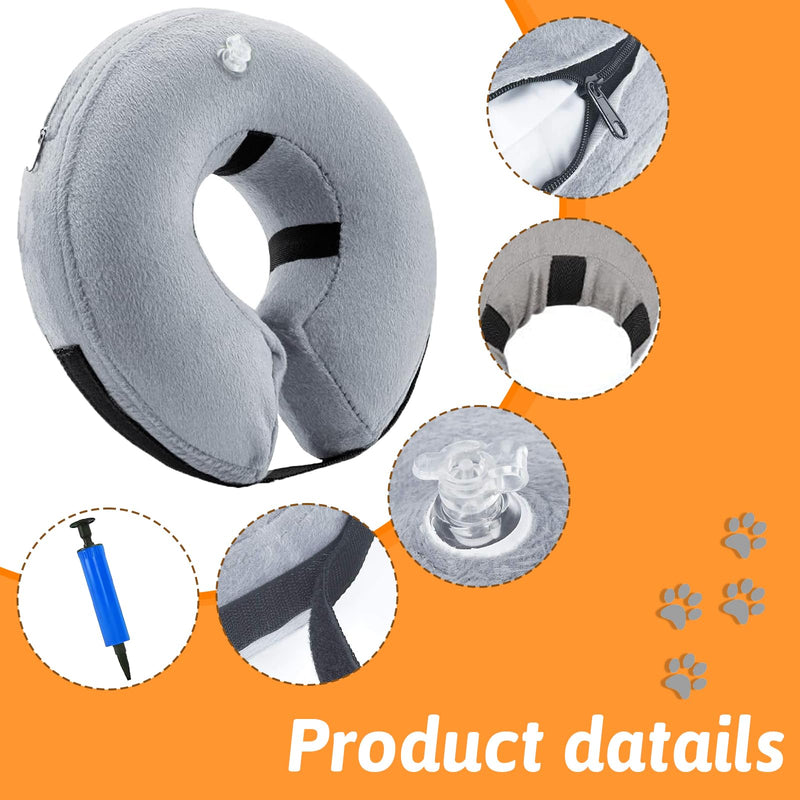 Swavitie Inflatable Neck Brace for Dogs Adjustable Comfortable Dog Collar Leak Protection Inflatable Dog Protective Collar Dog Protective Protective Collar Dog for Dogs Recovery after Operations or Wounds - BeesActive Australia