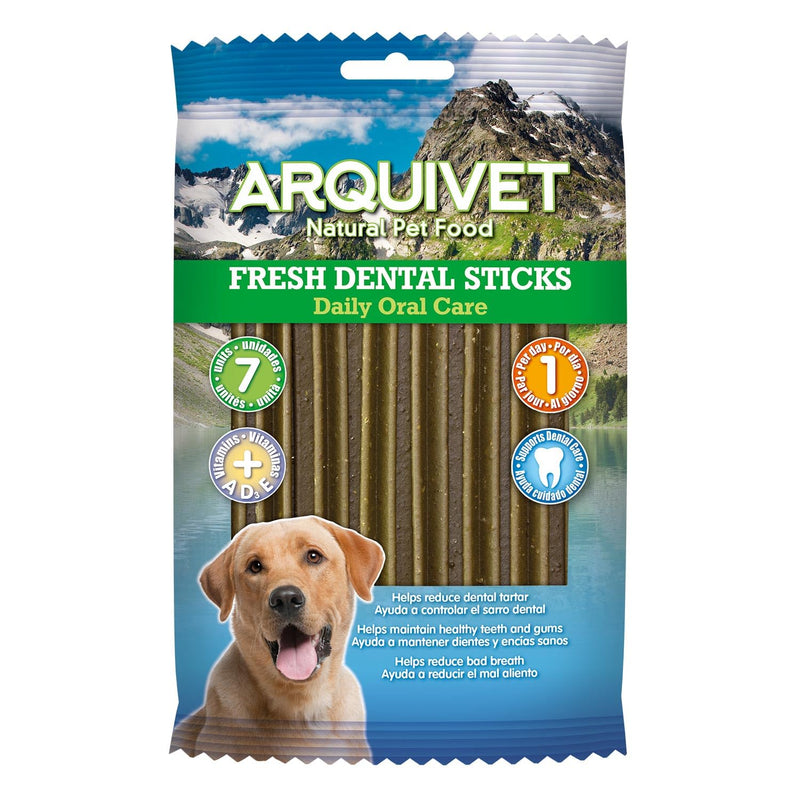 Arquivet - Fresh Dental Sticks (28 units) - 560 g - with mint flavor - Dog treats