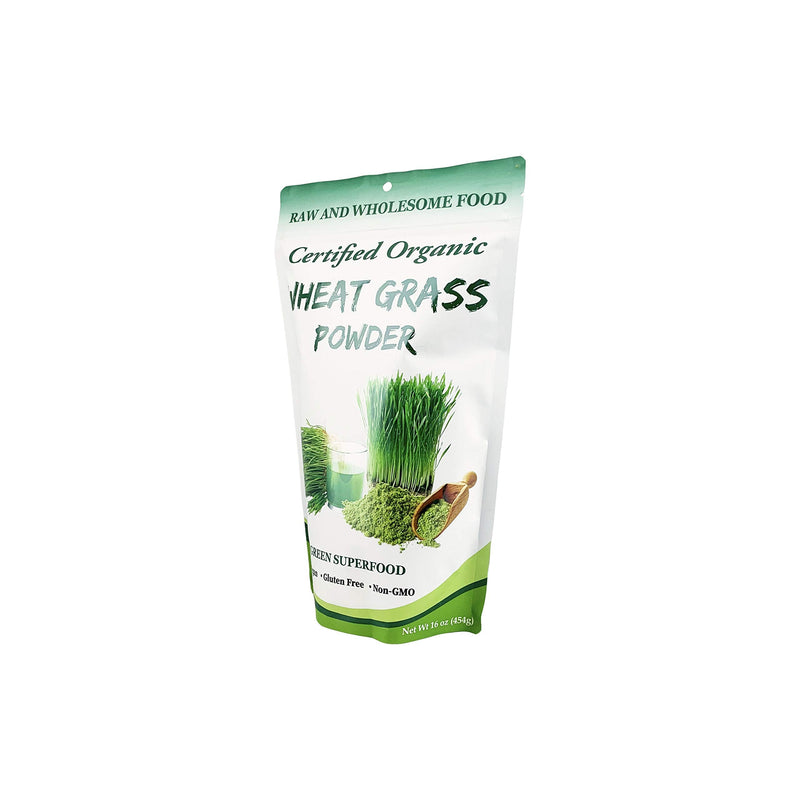 Cherie Sweet Heart Organic Wheat Grass Powder, Rich in Vitamins, Fibers, Fatty Acids and Minerals, Vegan Friendly (16 Ounce, 57 Servings) 16 Ounce (Pack of 1)