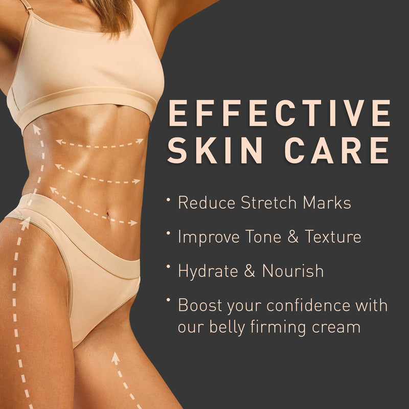 Enaskin Naturals Belly Firming Cream: B Flat Skin Tightening, Cellulite & Stretch Mark Reduction Cream for Stomach, Thighs and Booty - Hydrating Body Lotion for Women & Men - Orange 100 mL Orange 100mL - BeesActive Australia
