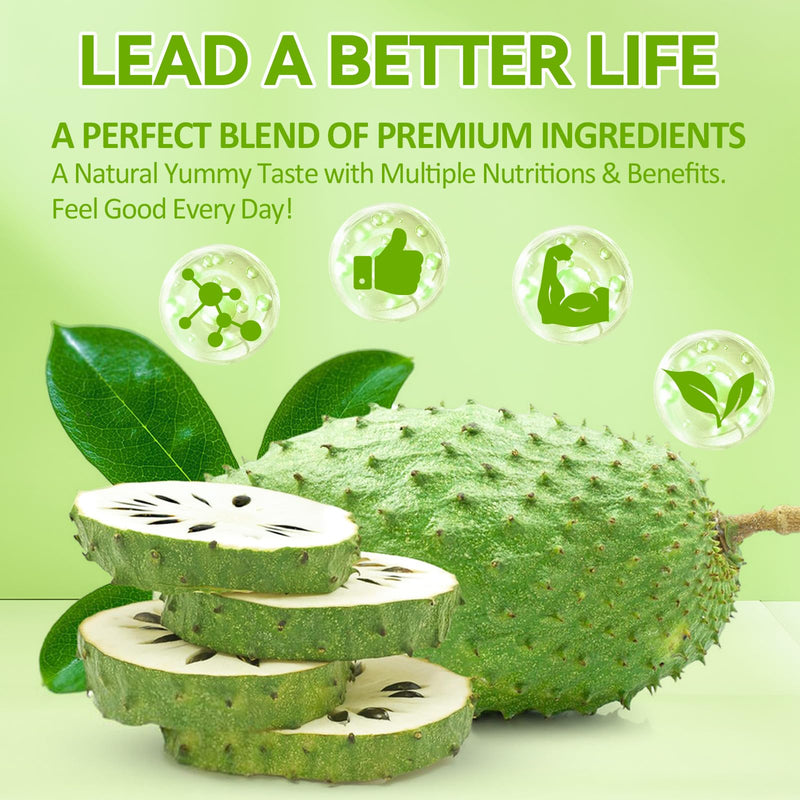 Totaria Sugar Free Soursop Oil Graviola Sea Moss Gummies - Support Digestive Sleep Skin Health, Immunity & Antioxidant - Guanabana Fruit with Sea Moss, 150mg Black Seed Oil Organic Non-GMO Vegan 60 Count (Pack of 1)