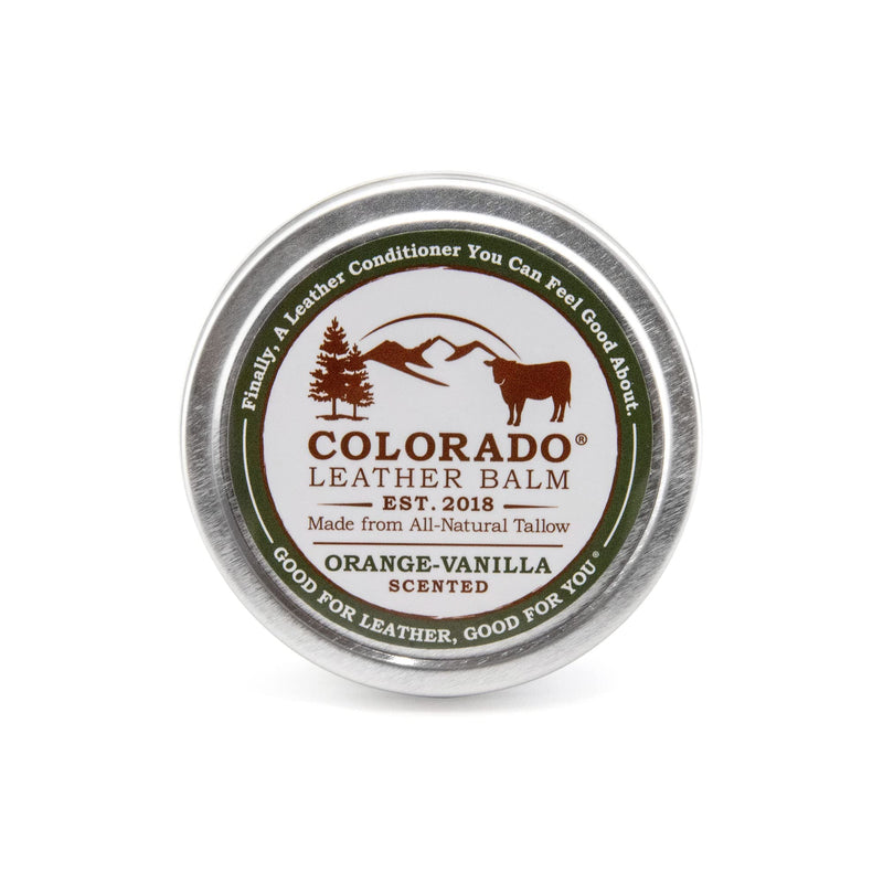 Colorado Leather Balm Original Formula (Orange Vanilla) (4 oz) - BeesActive Australia