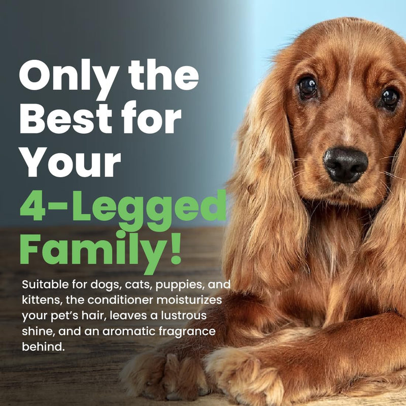 Best Shot Scentament Spa Fortifying Puppy Conditioner, Ideal Skin Care Product, for Deep Cortex Conditioning, Cucumber Melon, 16 Ounces 16 fl oz - BeesActive Australia