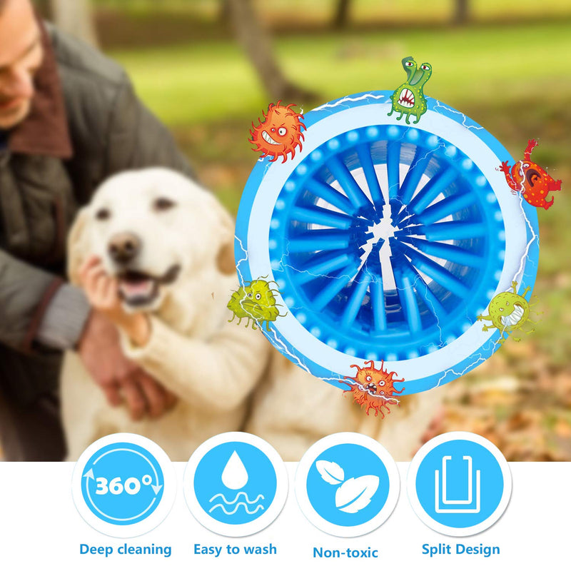 SONEER Paw Cleaner for Dogs, Portable Dog Paw Cleaner, Silicone Pet Paw Cleaner with Towel for Cats and Dogs Paw Washer (10 * 17CM) M - BeesActive Australia