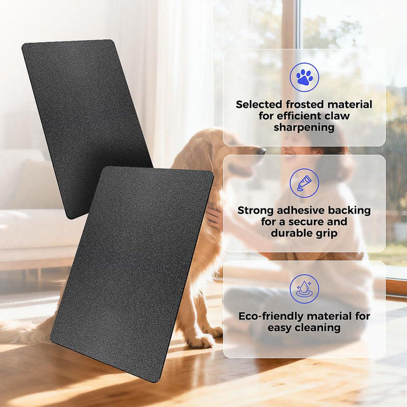 4-Pack Dog Nail Scratch Board Replacement Sandpaper, Self-Adhesive Pads for Dog Scratch Board, Fits Most Dog Scratch Pads for Effective Dog and Cat Claw Care - BeesActive Australia