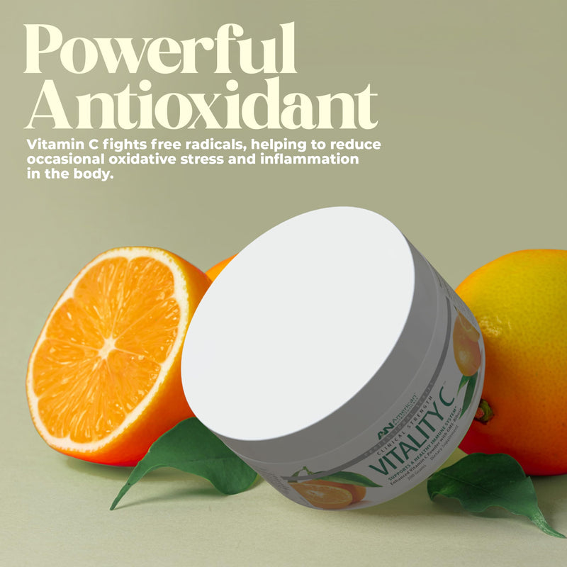 American Nutriceuticals Vitamin C Powder Sugar Free - Immune Booster -Non-Acidic - No Upset Stomach, No Gas - 4000mg (30-Day Supply) 7.05 Ounce (Pack of 1)
