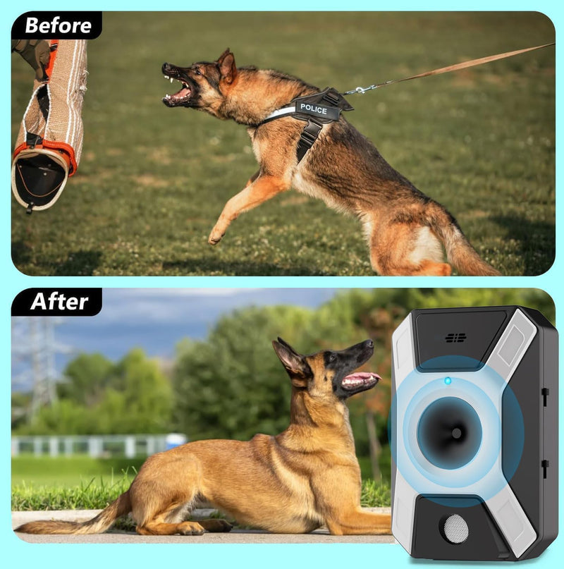 CHENAN Anti Barking Device,Ultrasonic Bark Box Anti Bark Device,Dog Bark Deterrent Devices,3 Adjustable Modes, Rechargeable Dog Barking Control Devices,Bark Box for Indoor & Outdoor Use
