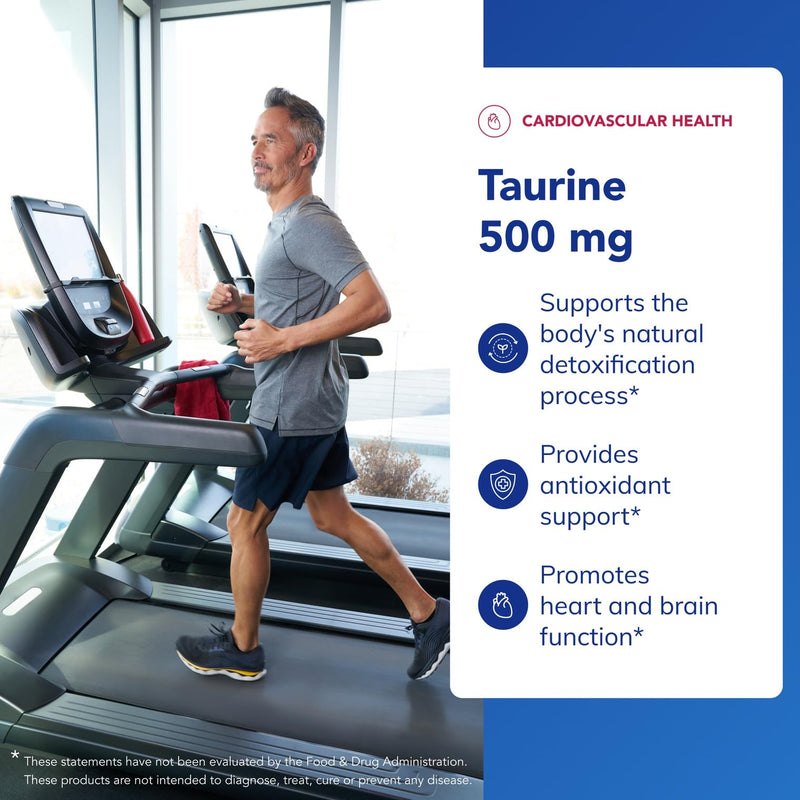 Pure Encapsulations Taurine 500 mg, 60 Capsules | Amino Acid Supplement to Support Heart, Cardiovascular, Brain, Gallbladder, Liver and Eye Health* 60 Count (Pack of 1)