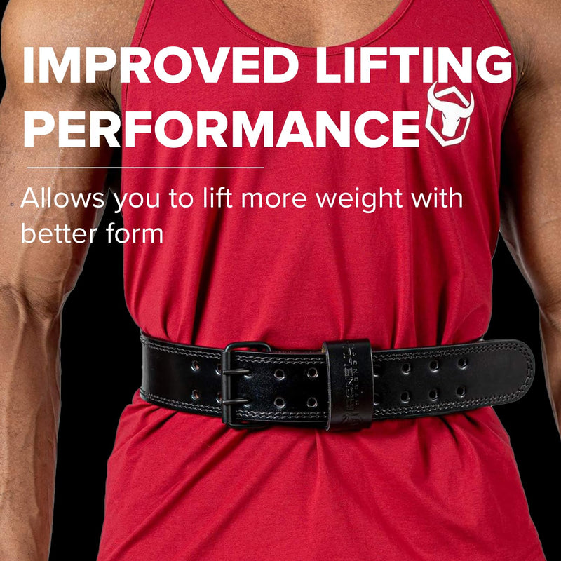 7mm Leather Weight Lifting Belt (IPF, USAPL, USPA, IPL USAW & IWF Approved) - 4" to 2” Tapered Premium Weightlifting Belt for Olympic Lifting, Powerlifting, Cross training, Gym, Workout & Weight Training - Weightlifting Belts for Men and Women Medium - BeesActive Australia