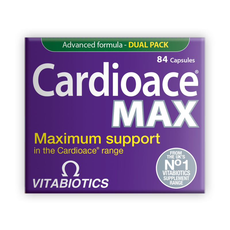 Vitabiotics Cardioace Max. 84 Capsules.