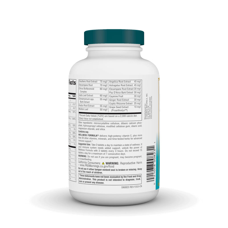 Source Naturals Wellness Formula, Advanced Immune Support* - 180 Tablets | Bio-Aligned Vitamins & Herbal Defense with Vitamin C Plus 30 other Vitamins, Minerals & Herbs for Immune System Support* 180 Count (Pack of 1)