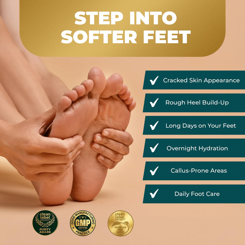 Real Time Pain Relief Foot Cream 4.4oz Jar | 15 Natural Ingredients: Menthol, Tea Tree Oil, Vitamin E & Emu Oil | Advanced Neuropathy Relief & Soothing Lotion for Tired, Swollen, Sore & Aching Feet 4.4 Ounce (Pack of 1)