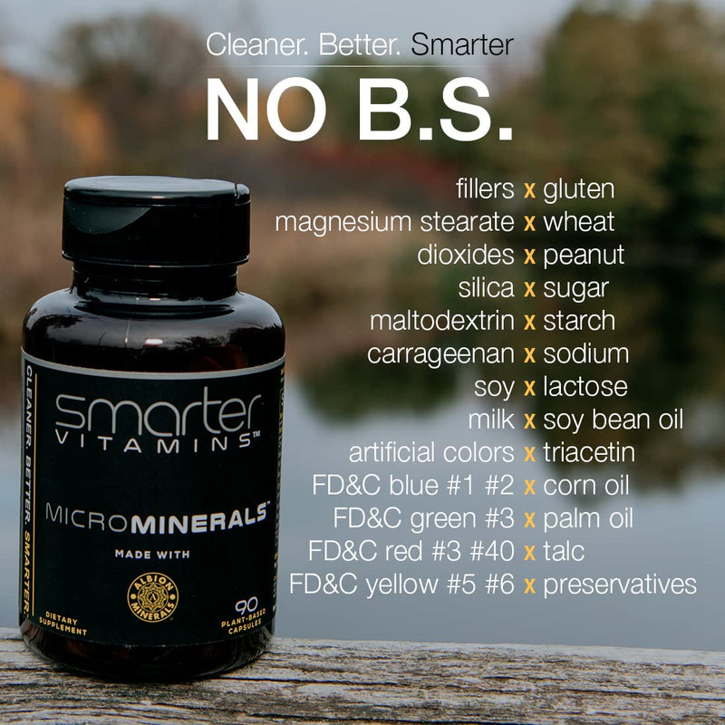15mg Zinc Glycinate from Albion¬Æ 6 Essential Trace Bisglycinate Minerals, Manganese, Boron, Chromium, Selenium, Molybdenum Supplement, 90 Plant-Based Vegan Capsules 1