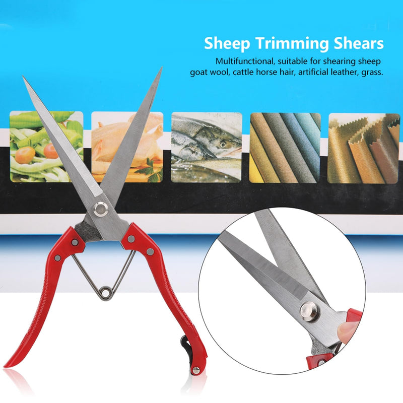 Hztyyier hand scissors cattle, horse, wool, rabbit hair, mane scissors, horse, sheep, goat hair, scissors, wool scissors for hand scissor cutting - BeesActive Australia