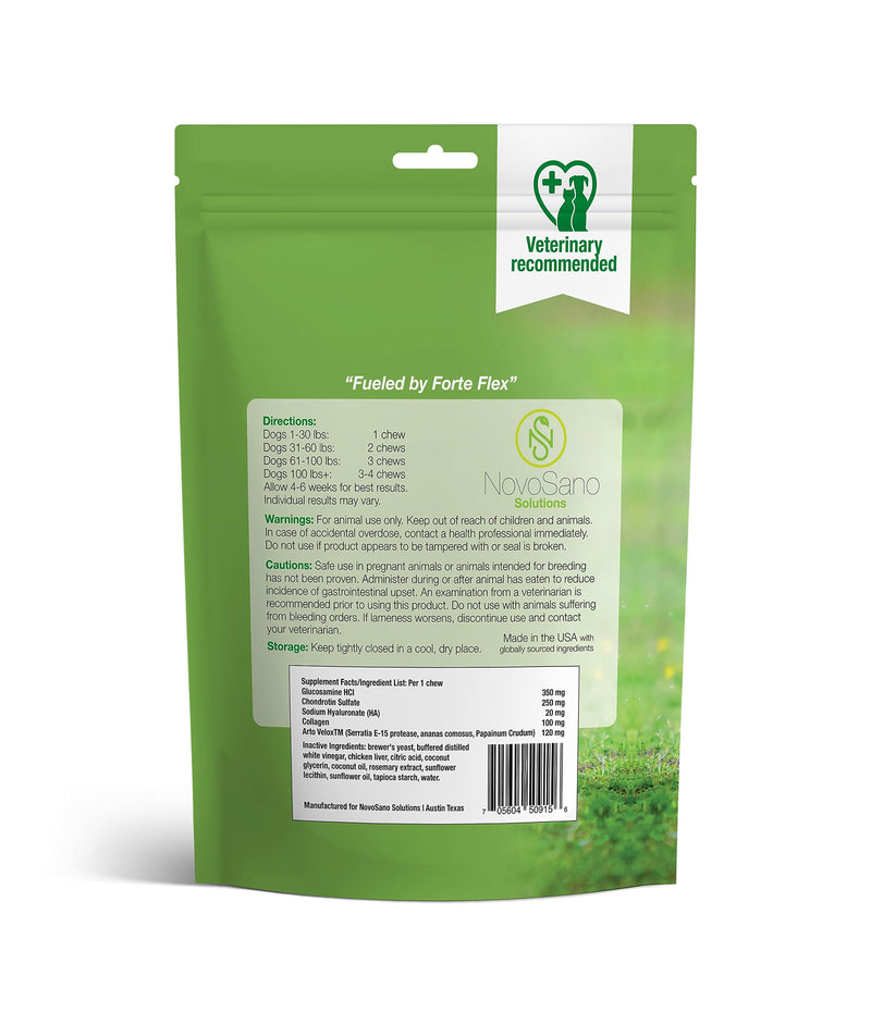 K9 Dog Chewable Hip and Joint Supplement - All Natural | Glucosamine, Chondroitin, Hyaluronic Acid, Collagen, Arto-Velox | Natural Anti-Inflammatory | Canine Joint Support - PawsPlanet Australia