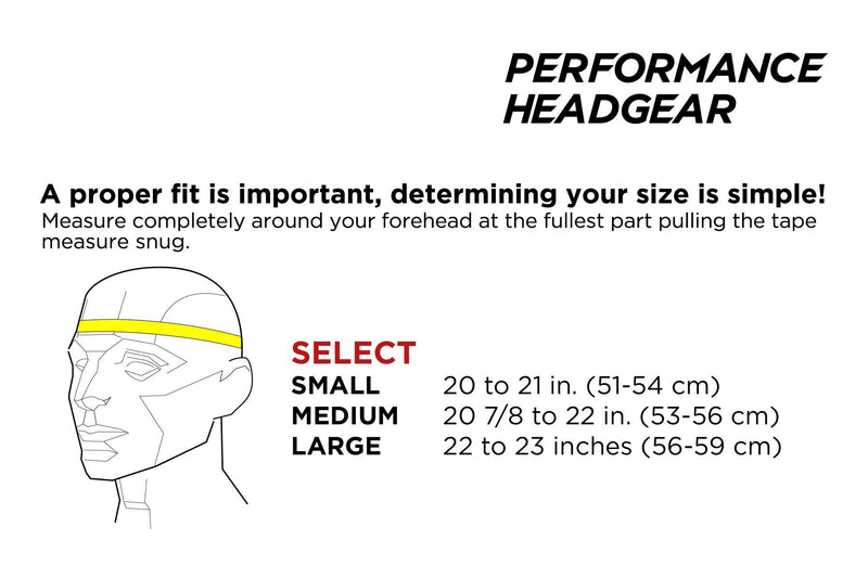 Full90 Select Performance Soccer Headgear, Blue, Large