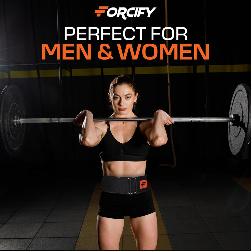 Belt Squat Weightlifting Belt – 59.8" x 4" Adjustable Nylon Gym Belt with Metal Buckle – Lifting Support for Men and Women