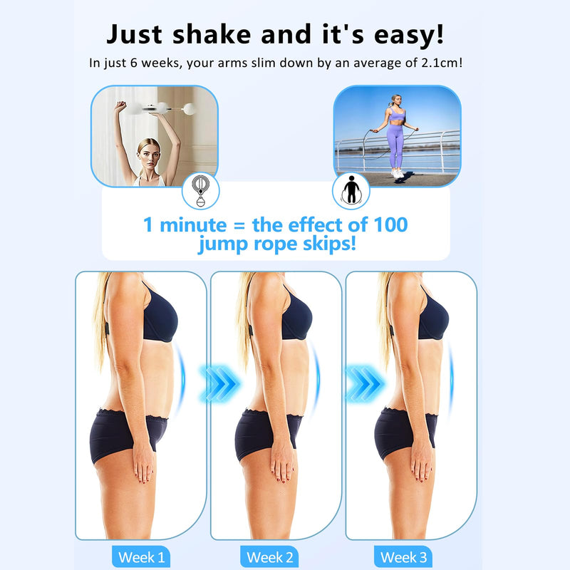 Arm Workout for Men and Women, 360° Hand-Crank Forearm Trainer, Suitable for Shoulder, Chest, and Arm Training Equipment, Home or Gym Use With Digital Counter - BeesActive Australia
