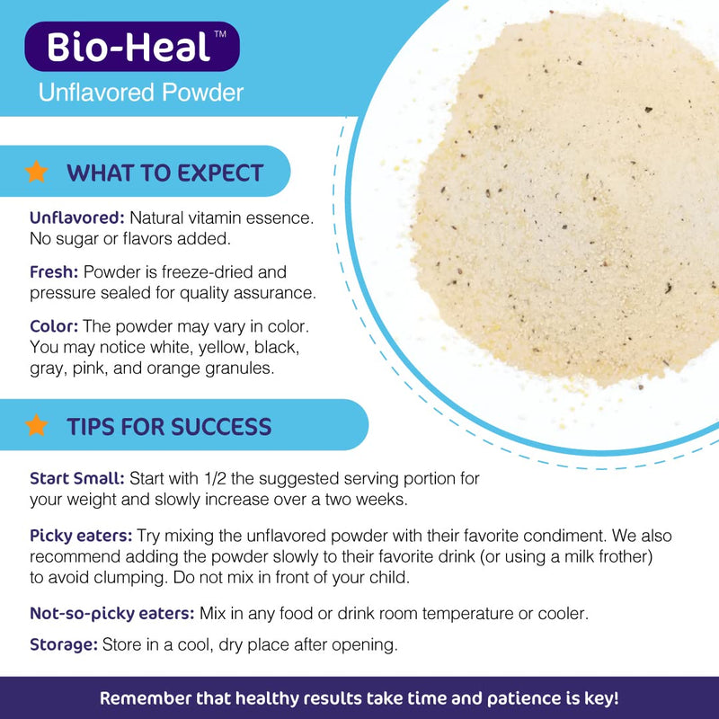 Aspire Nutrition 5-in-1 Bio-Heal® Probiotic Powder for Kids, Men & Women | SUPPORTS BRAIN FUNCTION, GUT HEALTH & REGULARITY: Shelf stable and fortified with vitamin, mineral, and prebiotic fiber Probiotic for Kids Powder