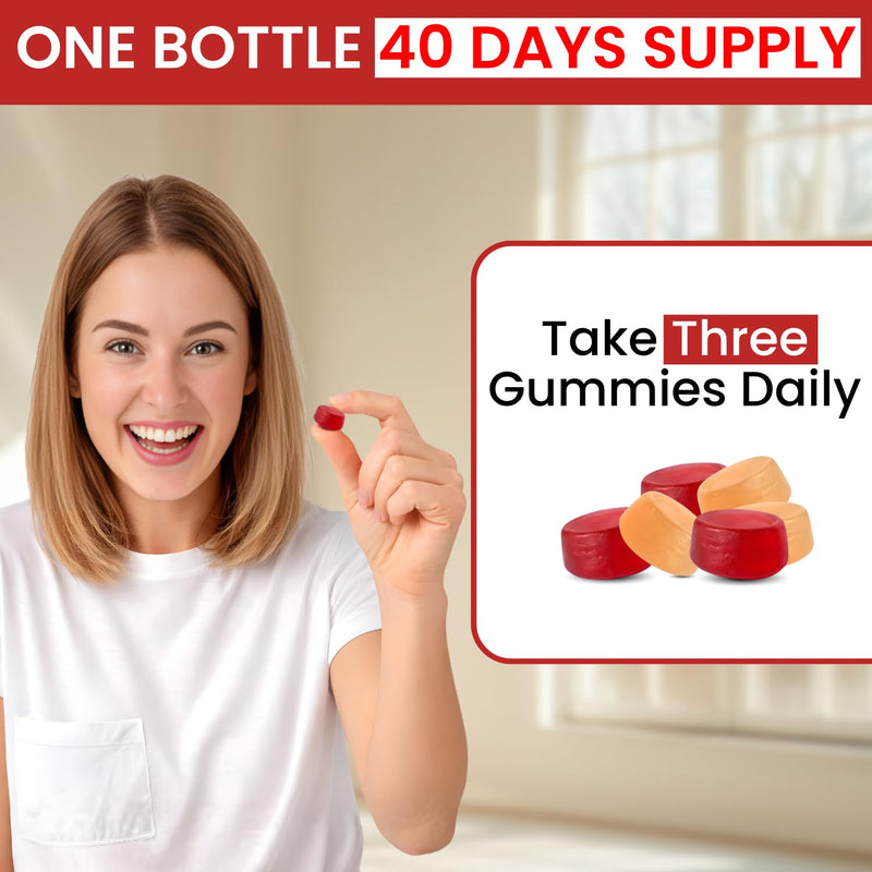 Fiber Gummies for Adults 7g - Digestive Health & Regularity - 120 Count | Sugar Free Fiber Supplement for Women and Men - Pectin-Based (No Gelatin), Non-GMO, Vegan, Made in USA 120 Count (Pack of 1)