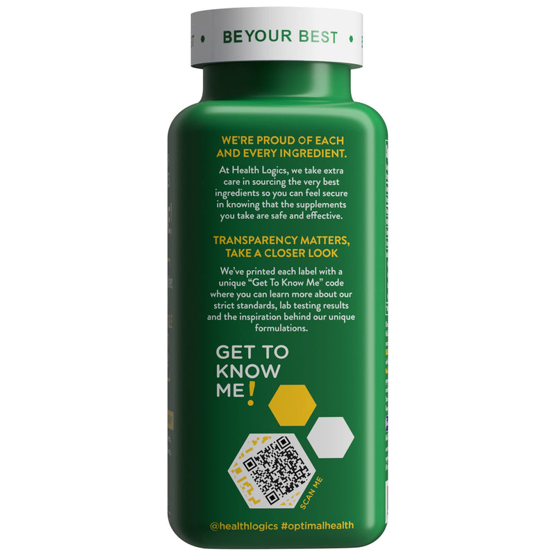 Health Logics Move! Healthy Joints with BioCell Collagen, Glucosamine, MSM, Vitamin C, Turmeric Extract 95% Curcuminoids, Boswellia Serrata | Support Joint Comfort | Non-GMO | 90 Capsules