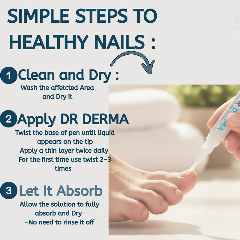 Nail Fungus Pen - Toenail Fungus Treatment Extra Strength with 25% Undecylenic Acid - Helps Repair Discolored & Damaged Nails - With 3 Twist Pens, 5 Nail Files & Instructions, 12ml(4ml Each) - BeesActive Australia