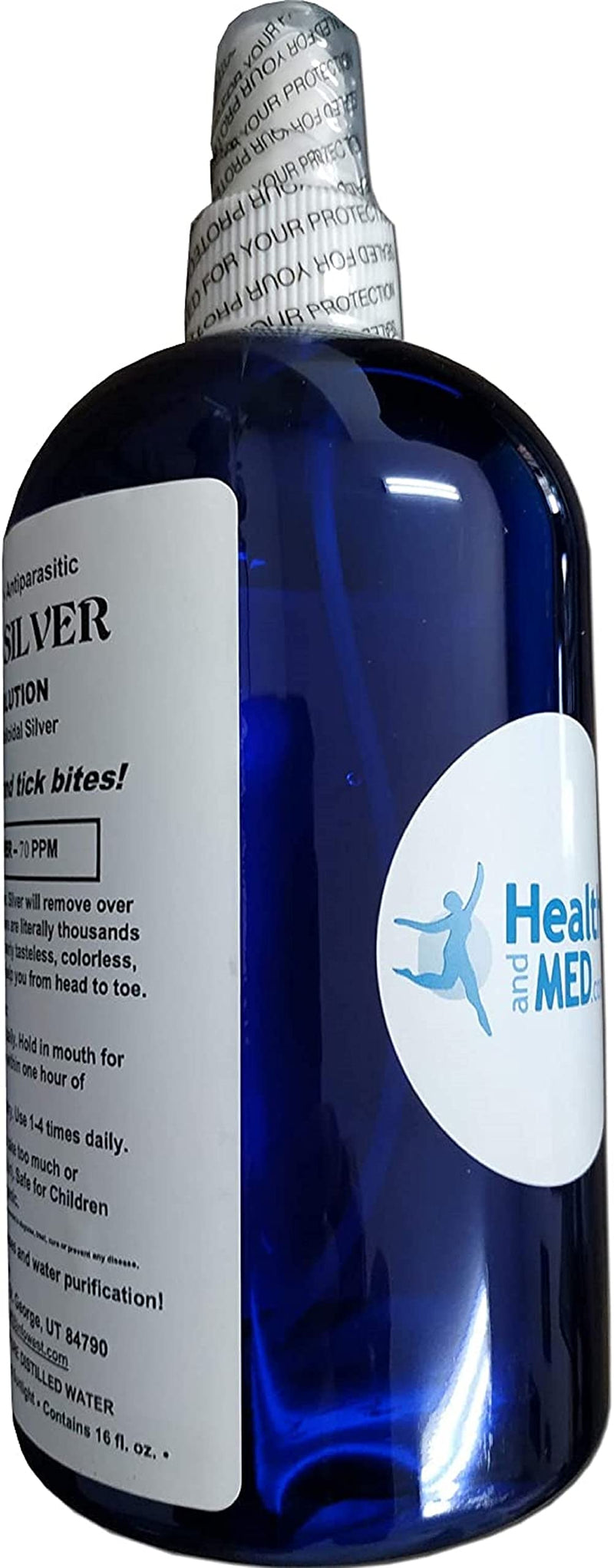 St. George Nano Silver | Collodial Silver Liquid Immune Support Supplement - Gluten Free and Probiotic Friendly Particle Solution 68 PPM (16 oz.)