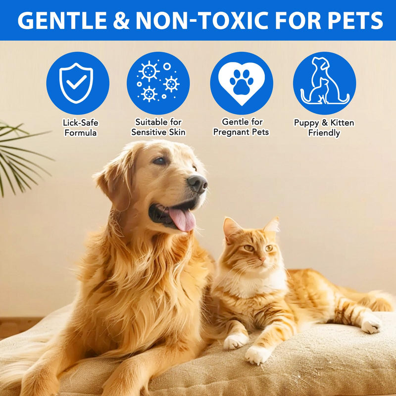 Hot Spot Care Spray for Dogs & Cats-Soothing Itch Relief for Skin Irritation,with Natural Tea Tree Oil & Aloe Vera