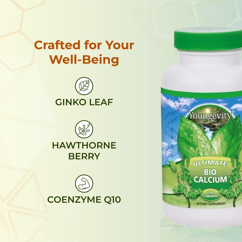 Youngevity Cardio FX Cardiovascular Support Supplement with CoQ10, 60 Caps | Garlic, ginkgo, hawthorn berry, CoQ10, taurine, magnesium, B vitamins, cardiovascular support, active lifestyle, 60 capsules