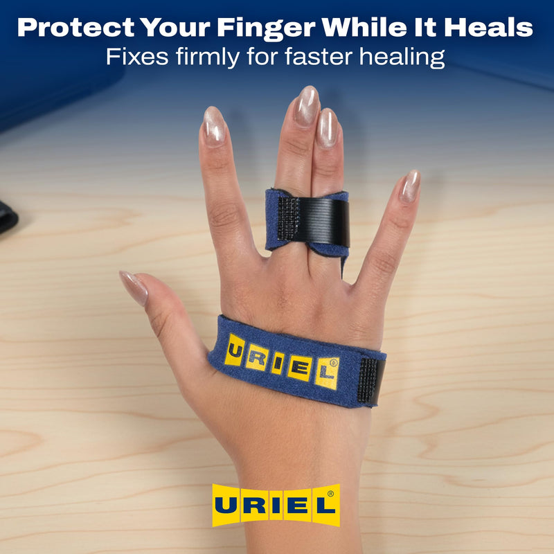 URIEL Adjustable Trigger Finger Splint for All Fingers – Comfortable Trigger Finger Brace for Daily Support, Strains and Sprains – Breathable Design, Secure Fit, One Size, Fits Left or Right Hand