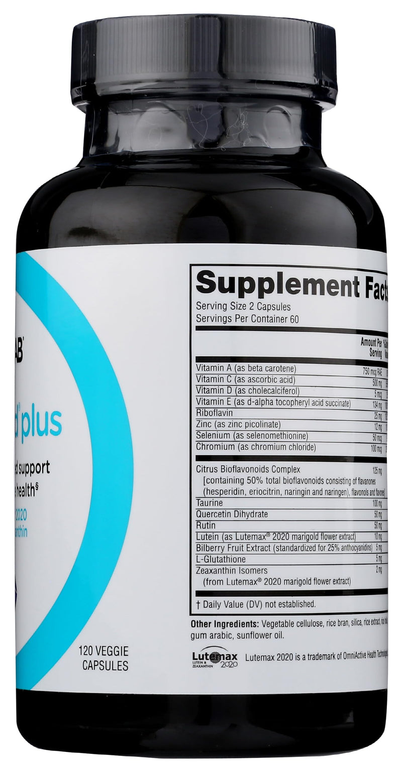 Twinlab Ocuguard Plus - Eye Supplement with Zinc, Vitamin A, C & D - 120 Veggie Capsules 120 Count (Pack of 1)
