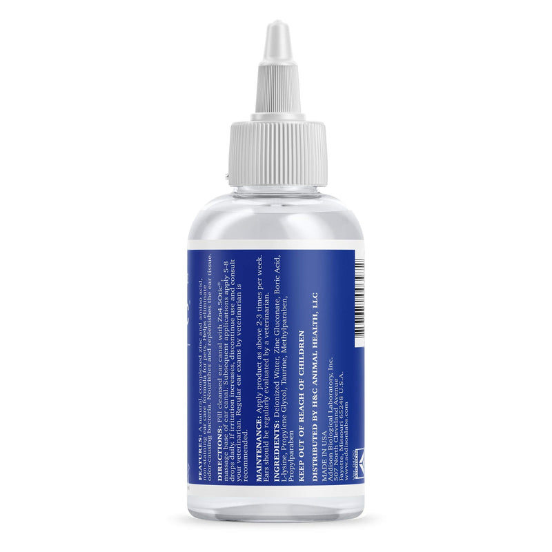 Maxi-Guard Pet Ear Care Zn4.5 Otic for Dogs, Cats, Exotics and Companion Animals (4oz), Blue/White New Package 4oz
