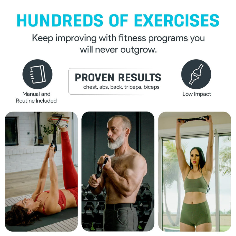 Iso-Bow Pro by Bullworker | The Isometric Pocket-Companion for Strength Training, Stretching, and Working Out. Use self-Resistance to circulate Blood Flow, Pump Muscles. Yoga or Pilates Exercises. 1