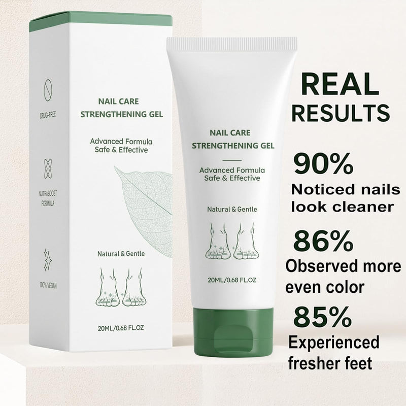 Nail Fungus Treatment Gel, Natural Nail Repair Care Gel, Nail Oil for Growth & Strength, Nail Growth Serum, Strengthening Cuticle Serum - 2pcs 0.1 Fl Oz (Pack of 2)