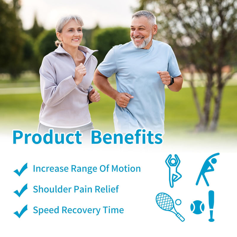 Shoulder Pulley for Physical Therapy, Upgraded Shoulder Rehabilitation Pulley, Exercise Pulley for Shoulders Doorway, Suitable for Limited Shoulder Mobility, Suitable for Home Use - BeesActive Australia