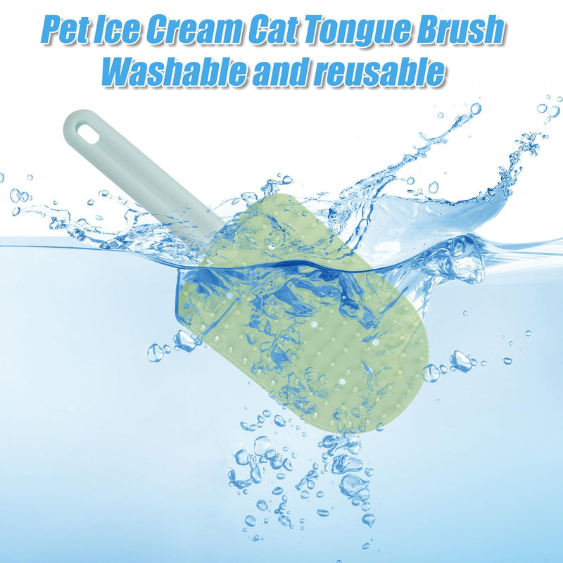 3pcs Cat Tongue Combs, Double Sided Cat Grooming Tongue Brush with Comfort Grip Handle Cat Tongue Licking Hair Comb Pets Shedding Brush for Grooming Hairballs & Keeping Clean - BeesActive Australia