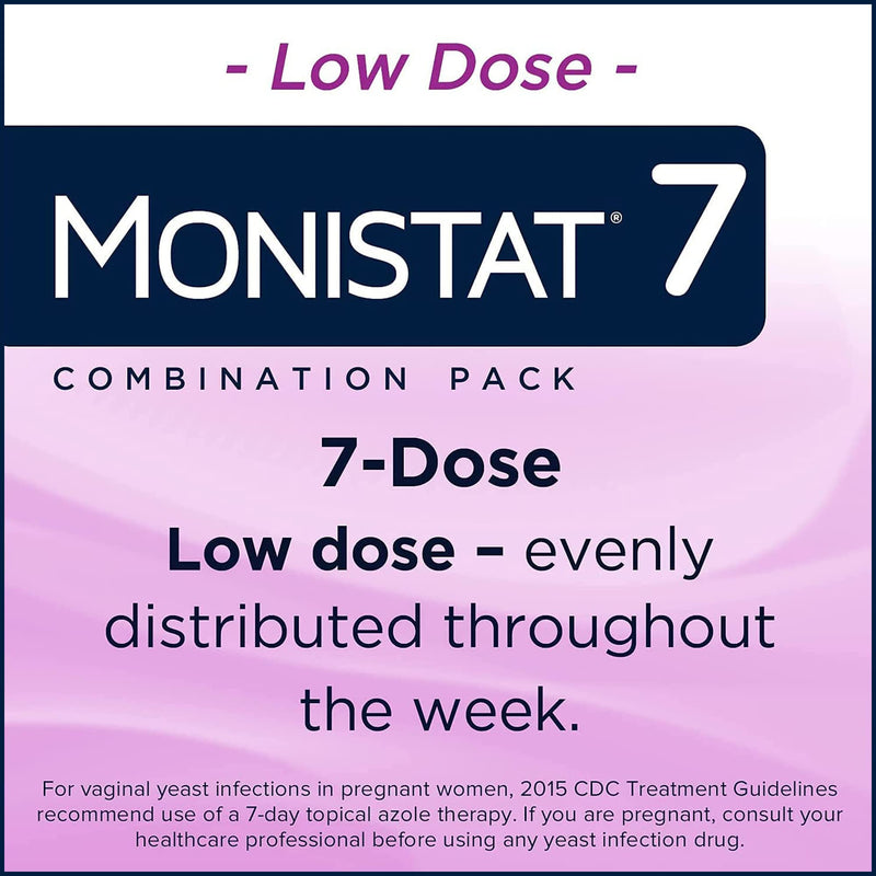 Monistat 7 Day Yeast Infection Treatment for Women, 7 Miconazole Cream Applications with Disposable Applicators, 1 Pack 1 Count (Pack of 1) - BeesActive Australia