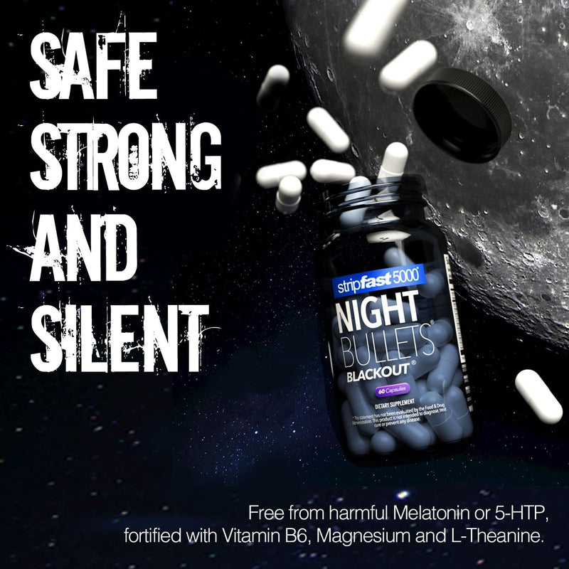 stripfast5000 Night Bullet Capsules for Women and Men - 60 Count 60 Count (Pack of 1)