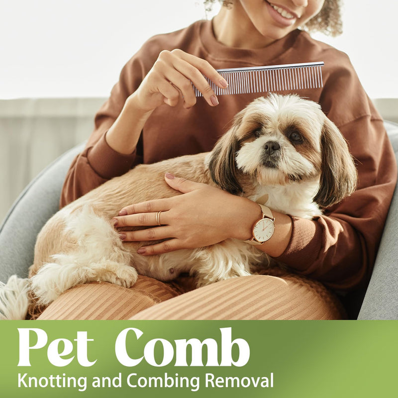 3 PCS Deshedding Dog Brush Grooming Kit for Pet Dogs Cats Poodle Dematting Comb for Removing Tangles and Knots Slicker Cat Matted Fur Cutter Pet Hair Remover Tool For Short & Long Hair DOG-G-3PCS - BeesActive Australia